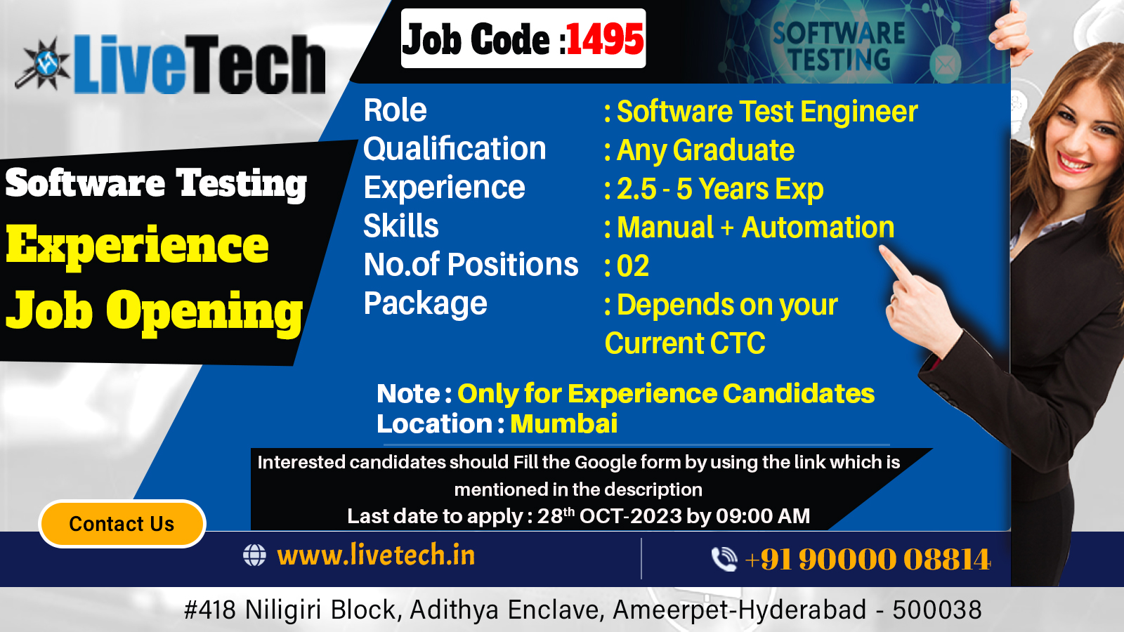 Best Testing Tools Training Institute in Hyderabad